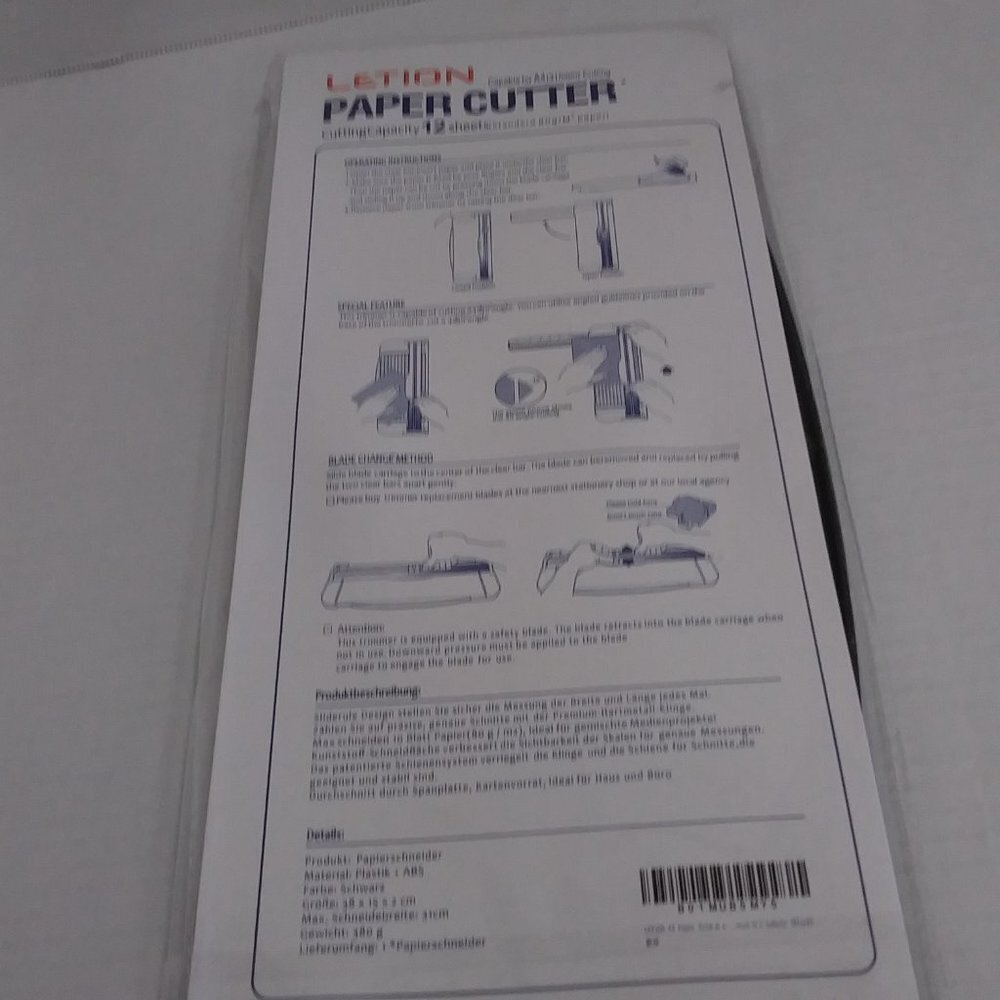 Paper Cutter By Letion - Picture 6 of 6